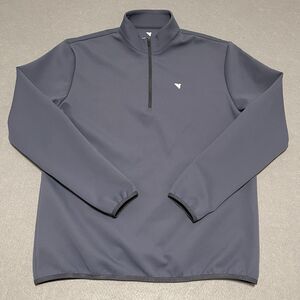 Macade Golf Pullover Mens XXL 2XL Stone Blue 1/4 Zip Slim Fit Therma Activewear